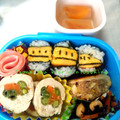 ミニcooking's cooksnap of when they made 寿司型・模様巻き(新幹線・Drイエロー).