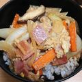 夜盗エメラルド's cooksnap of when they made ベーコンベジ丼.