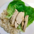 Aure´lie's cooksnap of when they made レンチン簡単！絶品カオマンガイ.