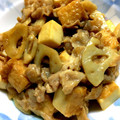 やぎおさん's cooksnap of when they made 豚こまと厚揚げ・れんこんのオイマヨ炒め.