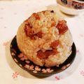 Richland☆Y's cooksnap of when they made 焼き鳥缶でちゃちゃっと ねぎま風おにぎり.