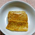 ゆきらっくま's cooksnap of when they made 簡単ヘルシー♡薄焼き豆腐ステーキの照焼き.
