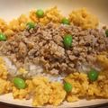 JILLの赤メガネ's cooksnap of when they made 簡単♫子供も大好き♫ 鶏そぼろ丼.