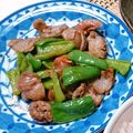 あやざいる's cooksnap of when they made 砂肝とピーマンのクミン炒め.