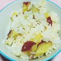 ココニイルコト♪。's cooksnap of when they made さつまいもご飯.