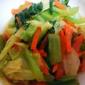 ひさみんとん's cooksnap of when they made キャベツと小松菜の胡麻和え.