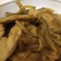 んりおか's cooksnap of when they made むね肉の生姜焼き♪ニンニクも香る♪.