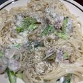 クック6UZBS8☆'s cooksnap of when they made ＊＊簡単カルボナーラ＊＊.