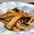くりりん♩'s cooksnap of when they made エリンギと豚肉のマヨ炒め.