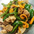 あたりめっこ's cooksnap of when they made 豚肉とピーマンの柚子胡椒炒め.
