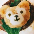ゆめ＆ふう's cooksnap of when they made 大根おろしアート　ダッフィー.