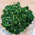 ゆき５'s cooksnap of when they made 大根の葉の代わりに小松菜でふりかけ.