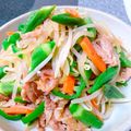 ☆３匹の子ぶた☆'s cooksnap of when they made オクラも入った和風肉野菜炒め.
