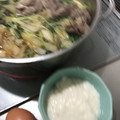Yokchina's cooksnap of when they made ゆず香る♪とろろつけだれのすき焼き.