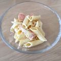 亜久里's cooksnap of when they made ベーコンと玉ねぎのペンネ.