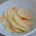 もっぺり's cooksnap of when they made 妊婦のおやつ　ノンフライポテトチップス.