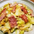 ⭐とっくん⭐'s cooksnap of when they made 春キャベツとベーコンとたまごの炒めもの♡.