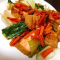 クックIG5OSQ☆'s cooksnap of when they made 厚揚げ青梗菜の野菜炒め♪簡単.