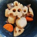 えんぴつこぶた's cooksnap of when they made お鍋一つで簡単に♪根菜の彩り煮しめ.