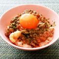あーこ姐's cooksnap of when they made ひと手間かけた　たまごかけご飯＊納豆.