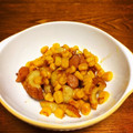 Ｍatu☆Music's cooksnap of when they made お弁当に！竹輪とソーセージのカレー炒め.