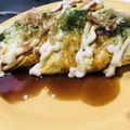 ＯＰ遊貴子's cooksnap of when they made 【大量消費】キャベツとツナのお好み焼き風.