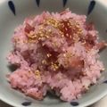 tomo1023jp's cooksnap of when they made ☆紅くるり大根の炊き込みご飯☆.
