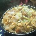虹色♪︎ちゅーりっぷ's cooksnap of when they made 唐揚げで親子丼.