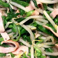 caruga's cooksnap of when they made 簡単安い！もやしとニラとハムの炒め物♡.