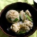 ミルウノ's cooksnap of when they made カブと豆腐鶏団子の煮物.