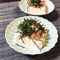 misatona's cooksnap of when they made 豪華なカツノリ冷奴～大葉ごま～.
