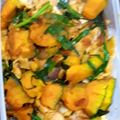 pochi__co's cooksnap of when they made ニラ・かぼちゃごま和え♪.