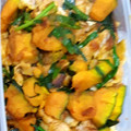 pochi__co's cooksnap of when they made ニラ・かぼちゃごま和え♪.