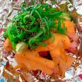 ☆３匹の子ぶた☆'s cooksnap of when they made ベーコン＆チーズの葱まみれ.