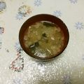クックO2N38K☆'s cooksnap of when they made 冬瓜汁☆冬瓜と鶏のみそ汁.