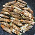 tomitomico's cooksnap of when they made 肉巻き 豚ロースでネギとピーマン巻き.