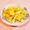 Richland☆Y's cooksnap of when they made シンプルに、キャベツと卵いため.
