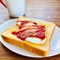 ねっちゃんっ's cooksnap of when they made ＊ピリっと大人味　ナポリタントースト＊.