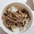 るこちゃんまま's cooksnap of when they made 常備菜 子供が大好きそぼろ&シメジ.