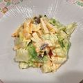 miwayon's cooksnap of when they made キャベツと柿のサラダ.