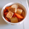 ロイヤルミルク♪'s cooksnap of when they made 大根、人参、こんにゃく、油揚げのみそ煮.