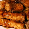 ひぃたろぉ～♪'s cooksnap of when they made 厚揚げの肉巻き☆白米すすむ焼肉のタレ味.