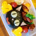 はるぽにょがちゃぴん's cooksnap of when they made ★簡単遠足キャラ弁♪黒猫のジジ弁当★.