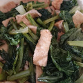 コリラックマー's cooksnap of when they made レンジ5分！かぶの葉と油揚げの煮物.