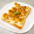＠迷子＠'s cooksnap of when they made ハマるっ♥塩はちみつバナナトースト♪.