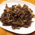 もゆずん's cooksnap of when they made 【定番】牛肉とゴボウのピリ甘辛炒め.