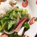 あたむ❤189's cooksnap of when they made いかとキャベツの中華塩炒め.