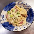 ハクミオ's cooksnap of when they made ワンポットで！簡単レモンクリームパスタ☆.