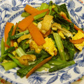 youtapapa's cooksnap of when they made 小松菜と卵の炒め物.