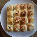 みるく茶's cooksnap of when they made ４つの味の菓子パン♪ちぎりパン☆ランチ.